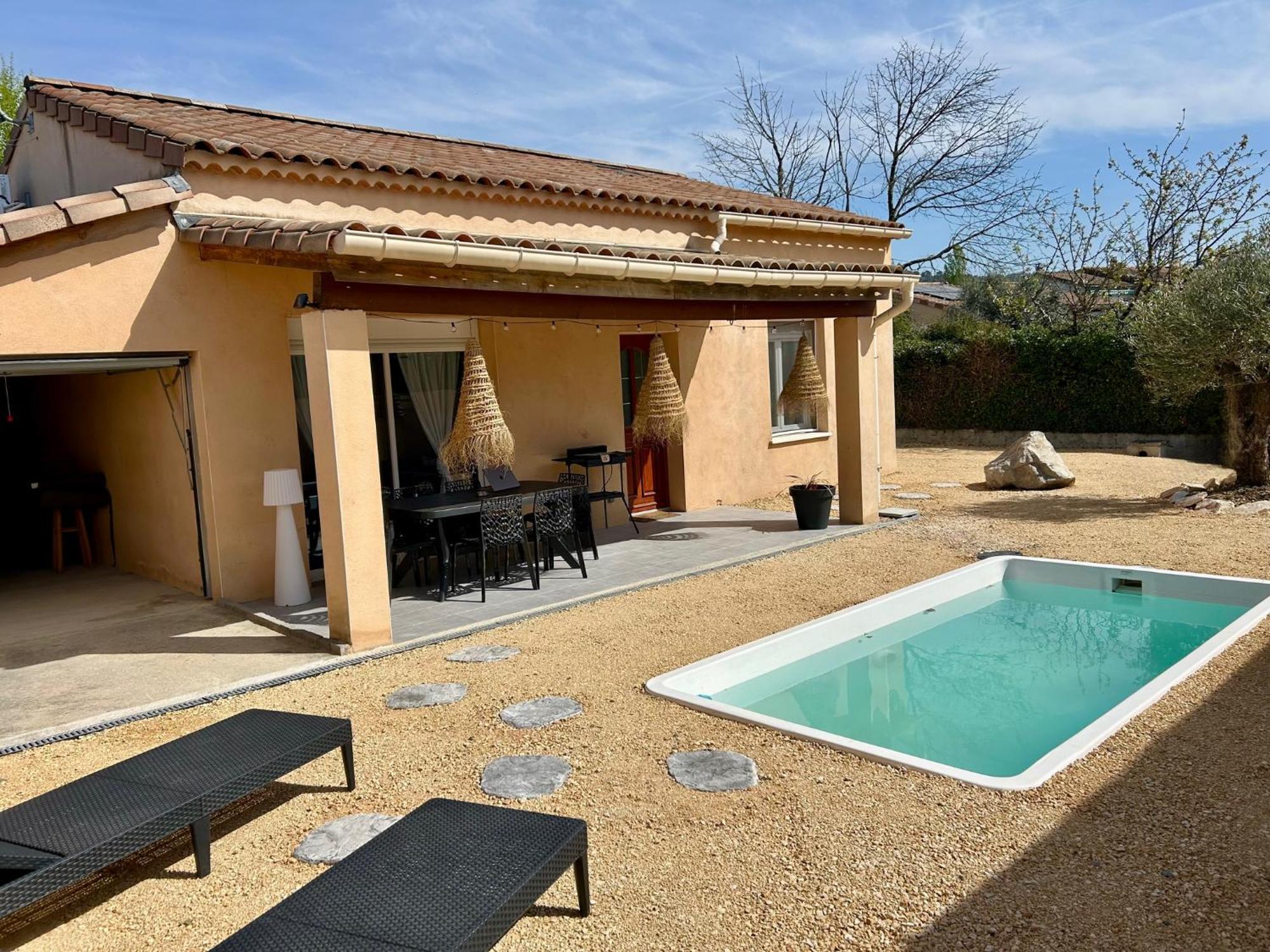 Maison Piscine & Spa Vallon Pont D'Arc Luaran gambar